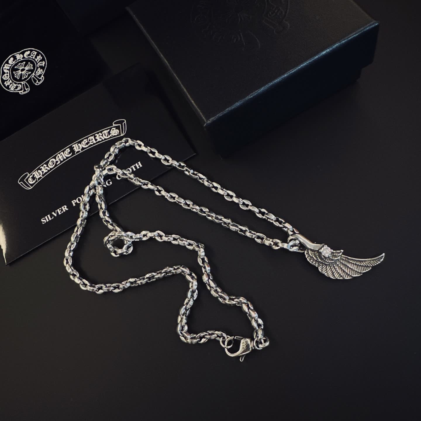 Chrome Hearts Wing Pendant Necklace